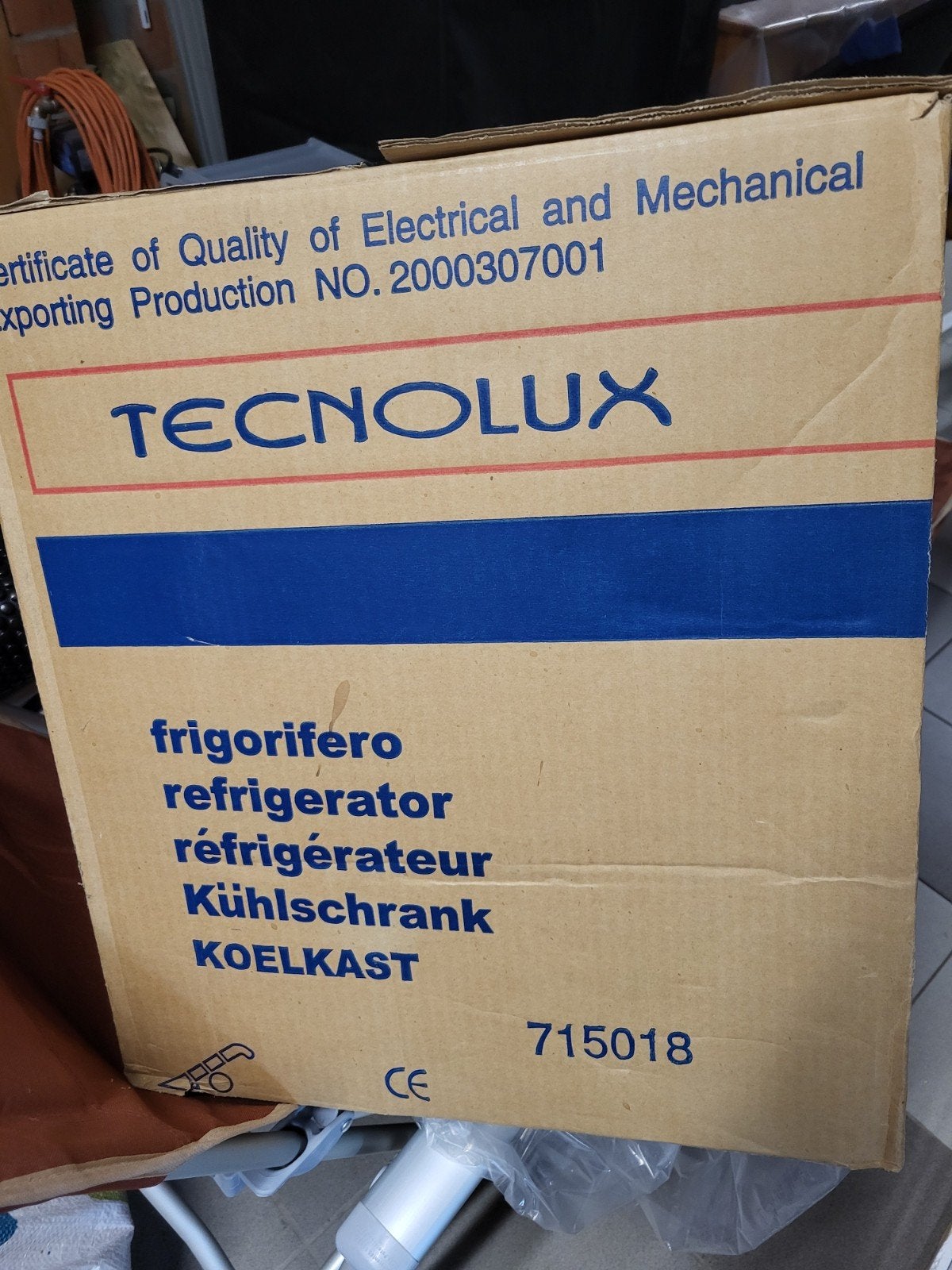 frigi, Enlèvement, Comme neuf