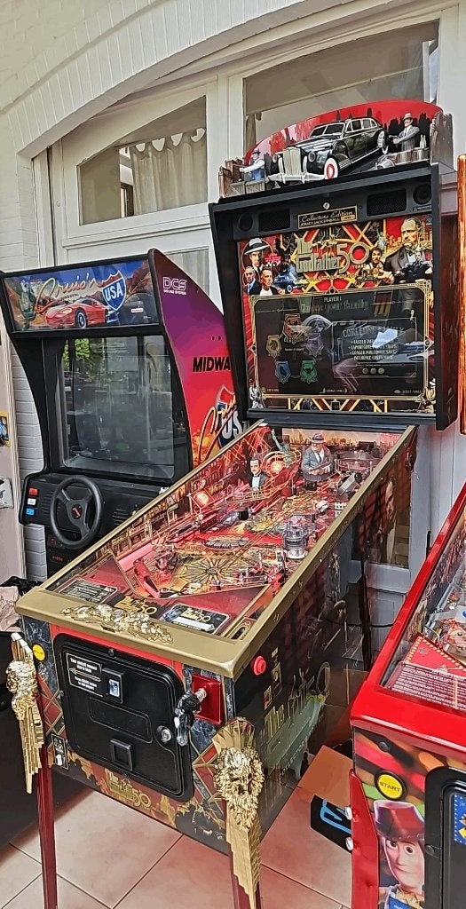 Flipper godfather collector edition Comme neuf 100 parties, Collections, Appareils électroniques, Enlèvement, Autres types