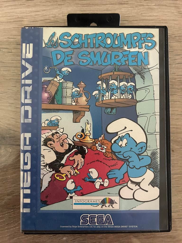 Jeu Sega Mega Drive Les Schtroumpfs Avec notice, Enlèvement ou Envoi, Utilisé, Mega Drive