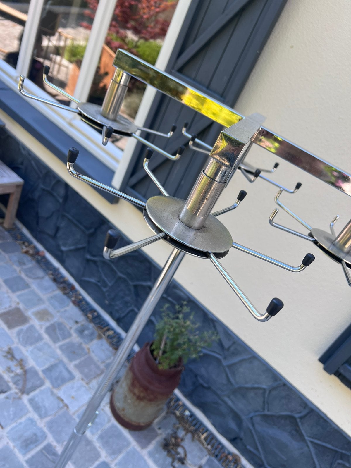 Porte manteau sur pied design, Maison & Meubles, Accessoires pour la Maison | Portemanteaux, Utilisé, Métal, Portemanteau sur pied