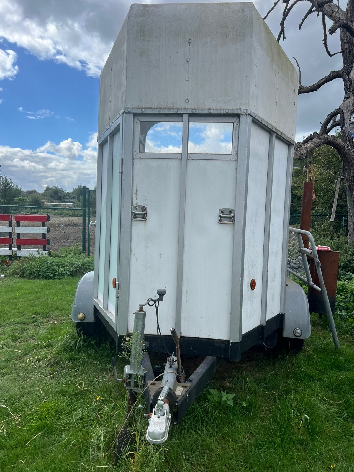 Remorque pour 2 chevaux, Enlèvement, Utilisé, Bois, Remorque 2 chevaux