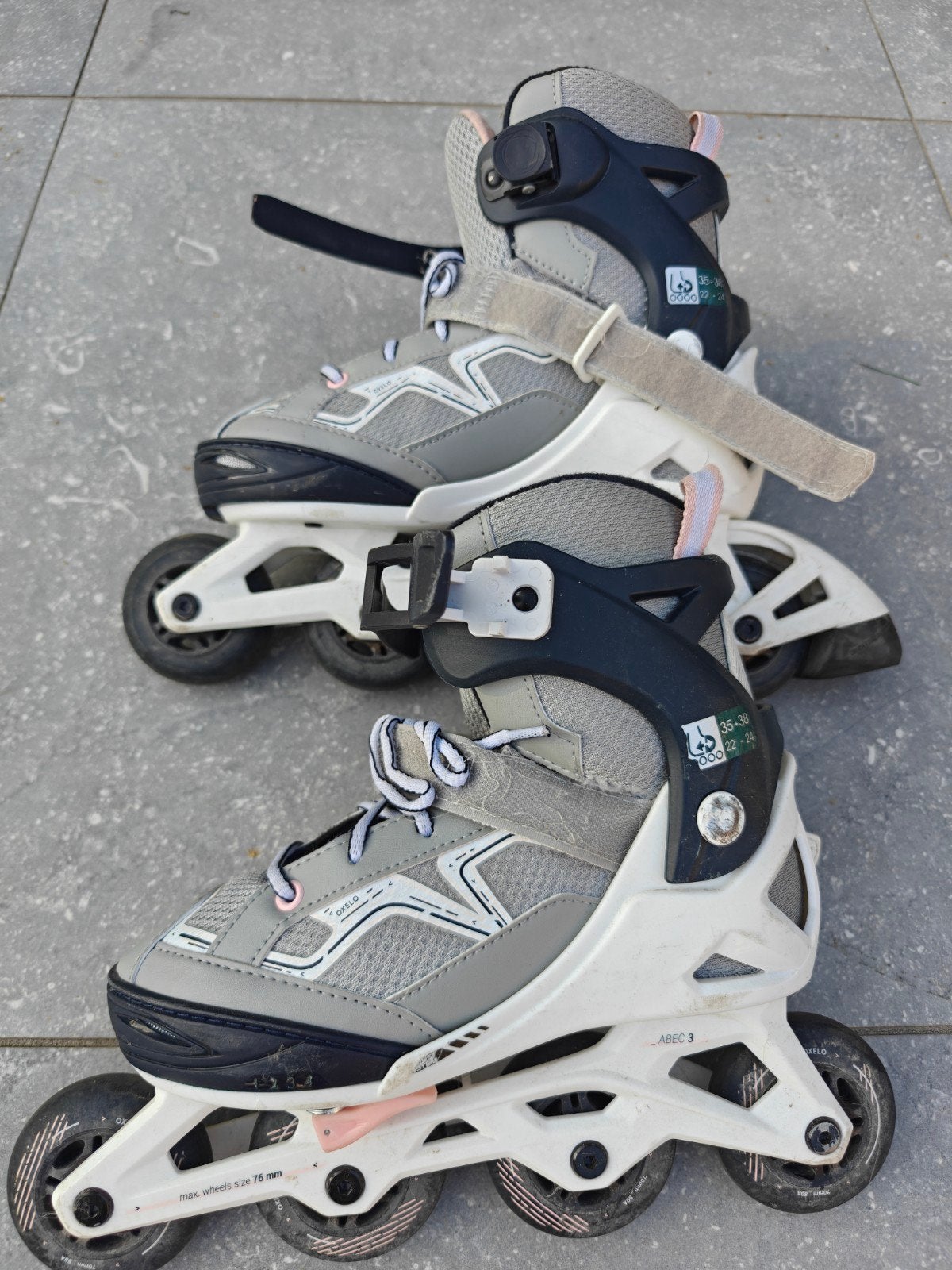 Inline skates decathlon maat 35-38 Verstelbaar, Ophalen, Verstelbaar