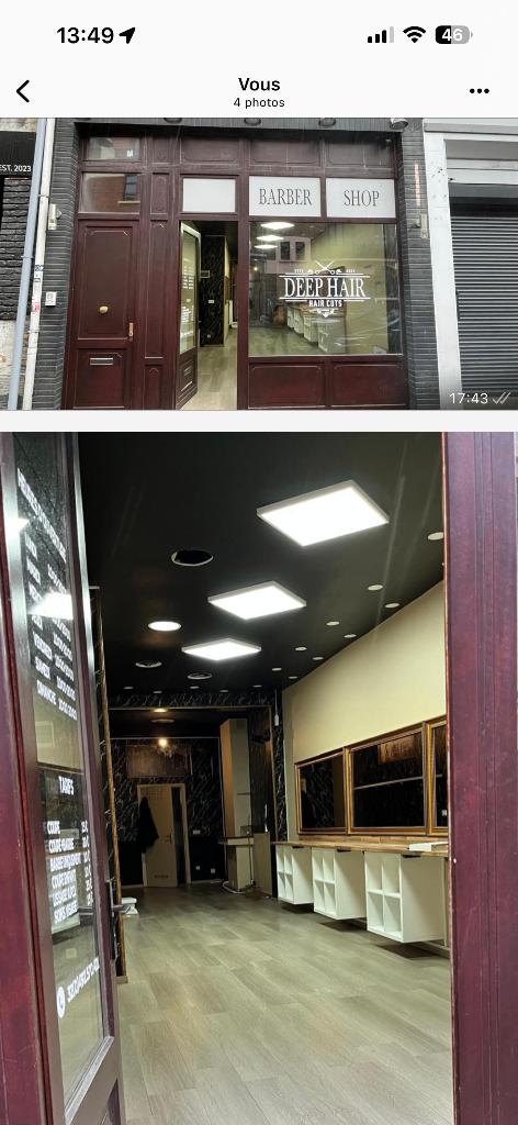 Rez de chaussée commercial à louer, Immo, 35 à 50 m², Bruxelles