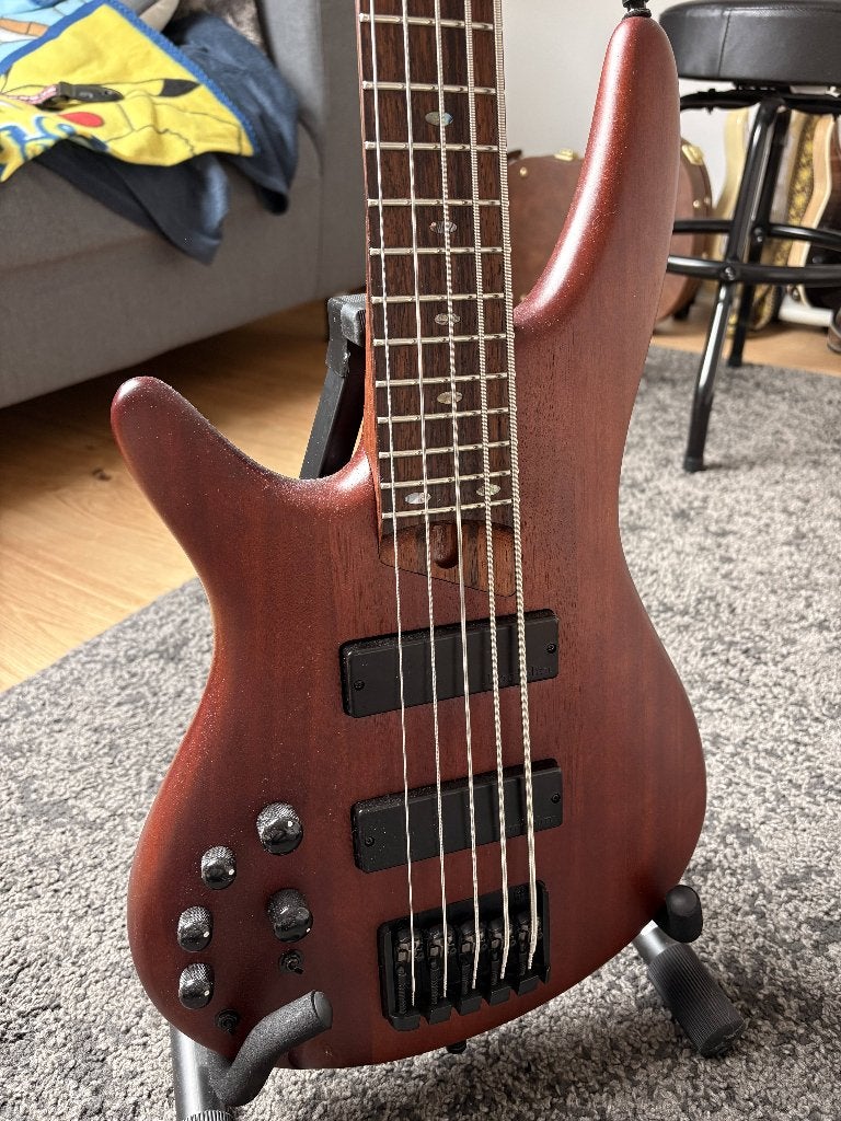 Ibanez SR505 Lefty, Muziek en Instrumenten, Ophalen, Gebruikt, Elektrisch, 5-snarig