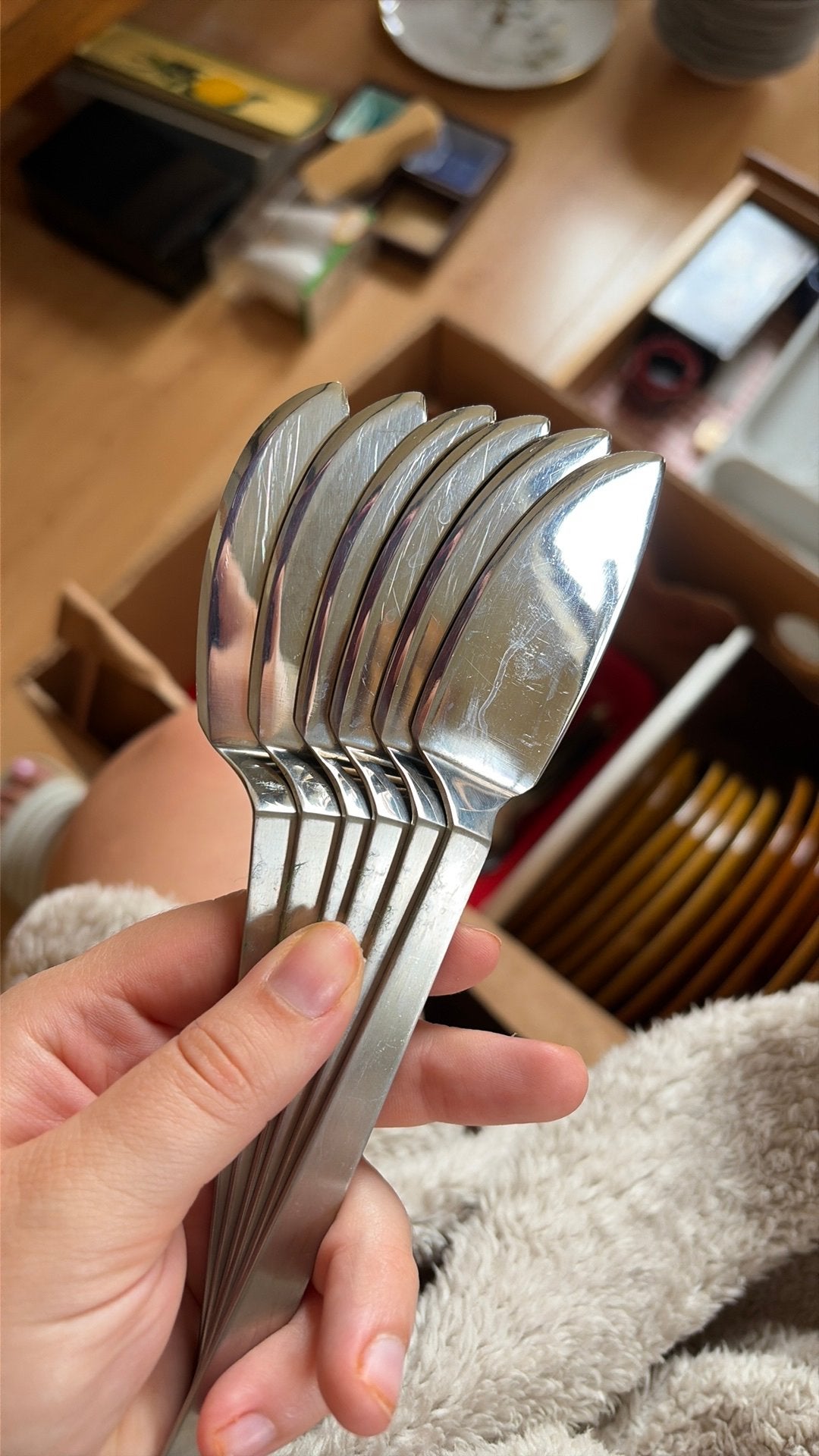 Vis servies bestek, Huis en Inrichting, Ophalen, Bestekset, Nieuw, Inox of Chroom