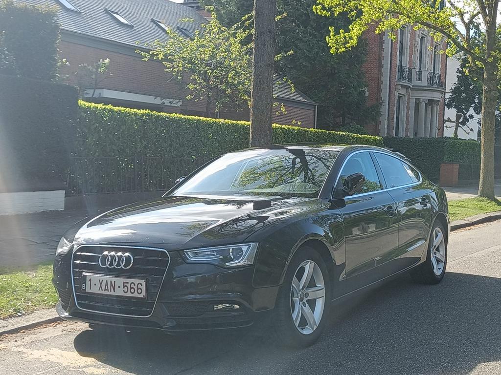 AUDI A5 SPORTBACK 2.0 TDI MULTITRONIC AUTOMAAT, Auto's, Euro 5, Zwart, Zwart, Leder