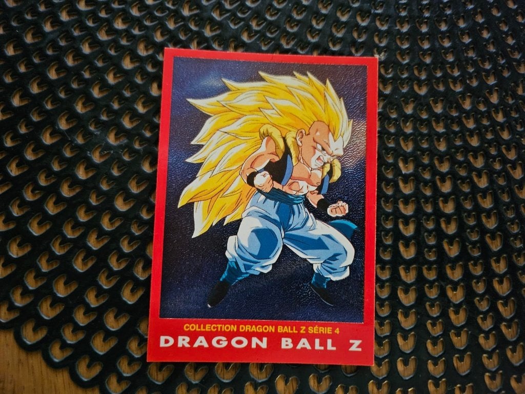 dragonball z kaart Gotenks fusion staande kaart, Hobby en Vrije tijd, Ophalen of Verzenden, Nieuw, Losse kaart