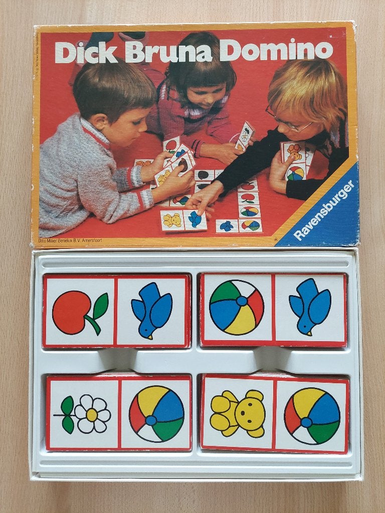 Dick Bruna Domino — puzzle amusant, Cinq joueurs ou plus, Enlèvement ou Envoi, Comme neuf, Ravensburger
