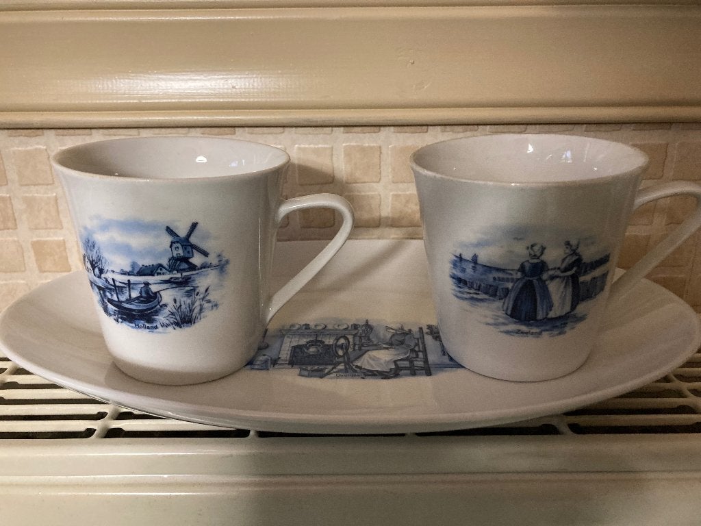 serviesdelen van Nederlands servies, Huis en Inrichting, Ophalen of Verzenden, Zo goed als nieuw, Porselein, Kop(pen) en/of Schotel(s)