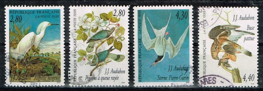 Timbres-poste de France - K 5793 - oiseaux, Envoi, Affranchi