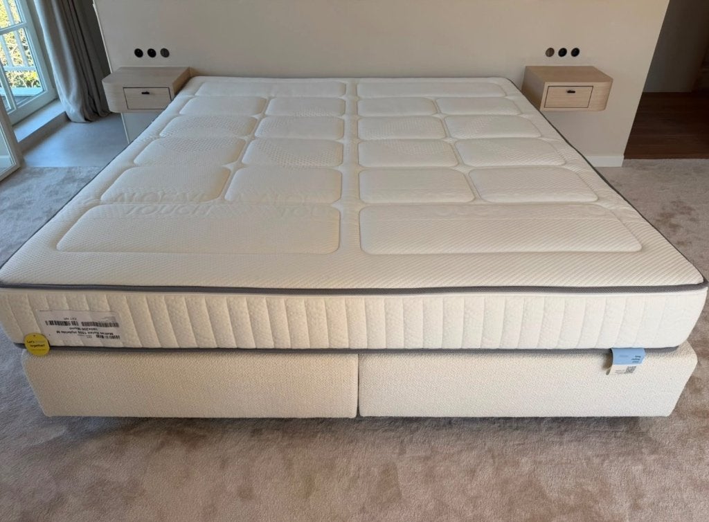 BOXSPRING - 180x200 - NIEUW - MERK:REVOR, Maison & Meubles, Neuf, Enlèvement, 180 cm, Deux personnes