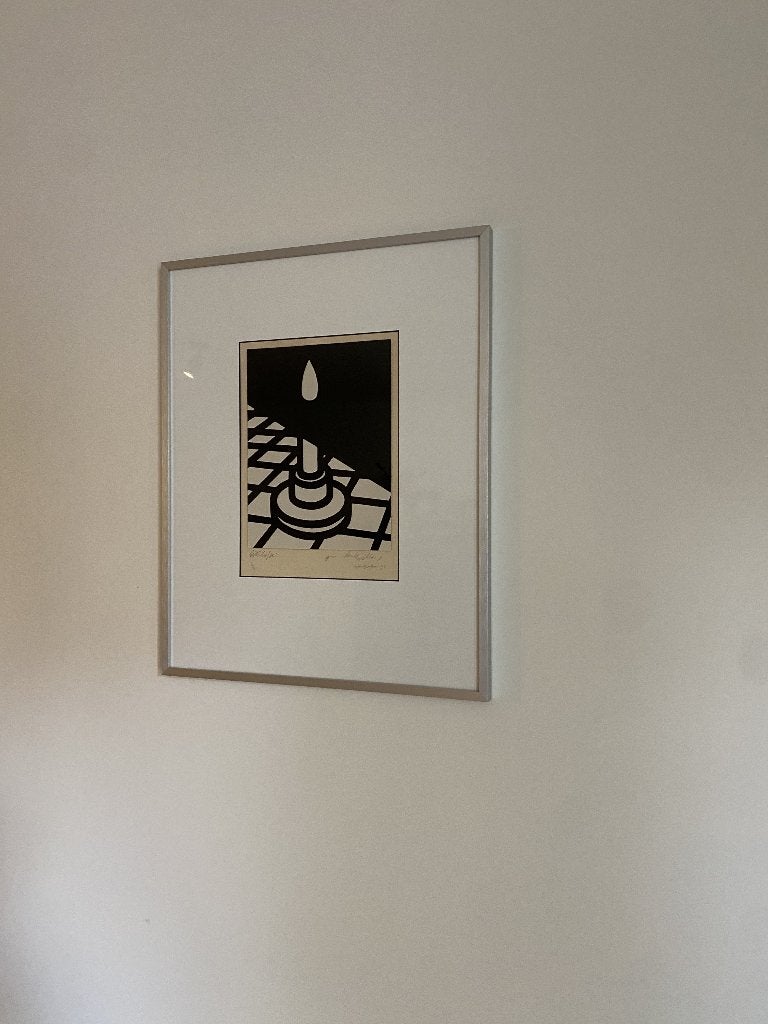 Bougie Patrick CAULFIELD 1973 Original 5/95 Europalia 1973, Enlèvement ou Envoi, Autres sujets, Sérigraphie