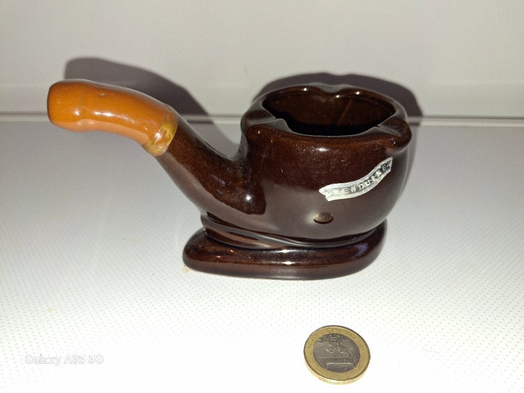 PORTE PIPE CENDRIER VINTAGE WENDUINE, Antiquités & Art, Enlèvement ou Envoi