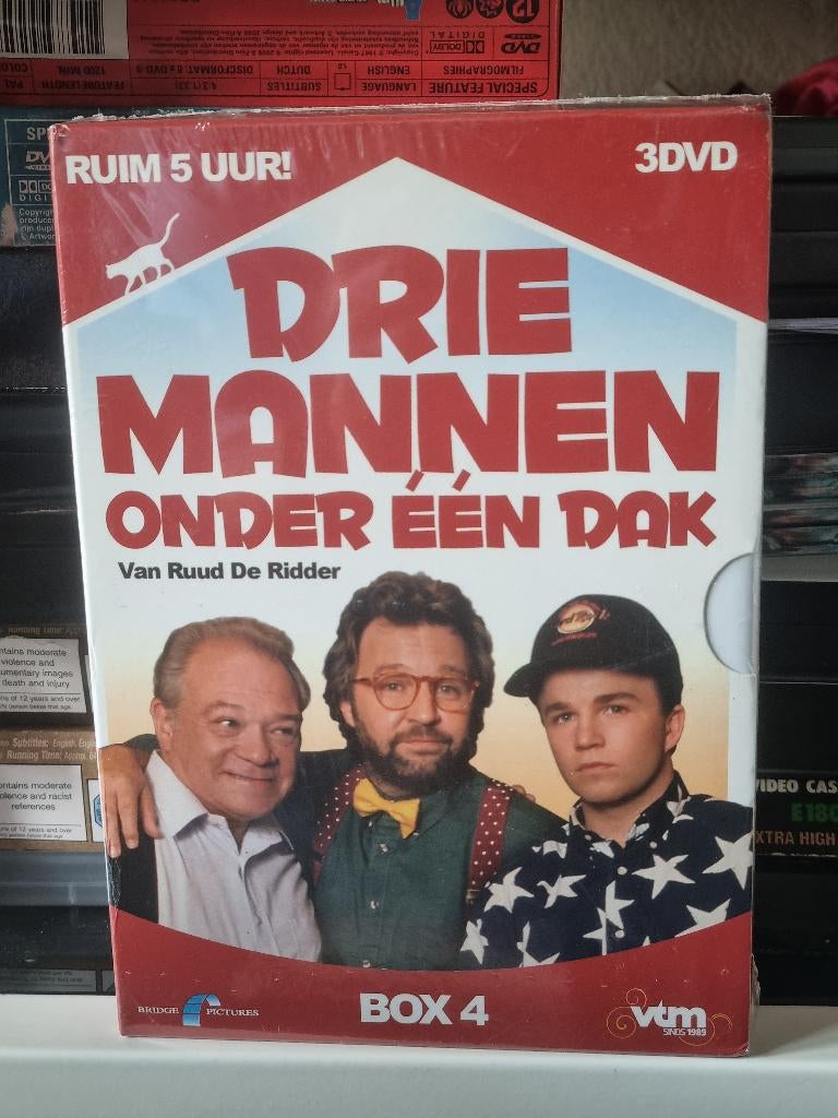 Drie Mannen Onder één Dak, Ruud De Ridder, Sven De Ridder, CD & DVD, DVD | Néerlandophone, Neuf, dans son emballage, Coffret, Enlèvement ou Envoi