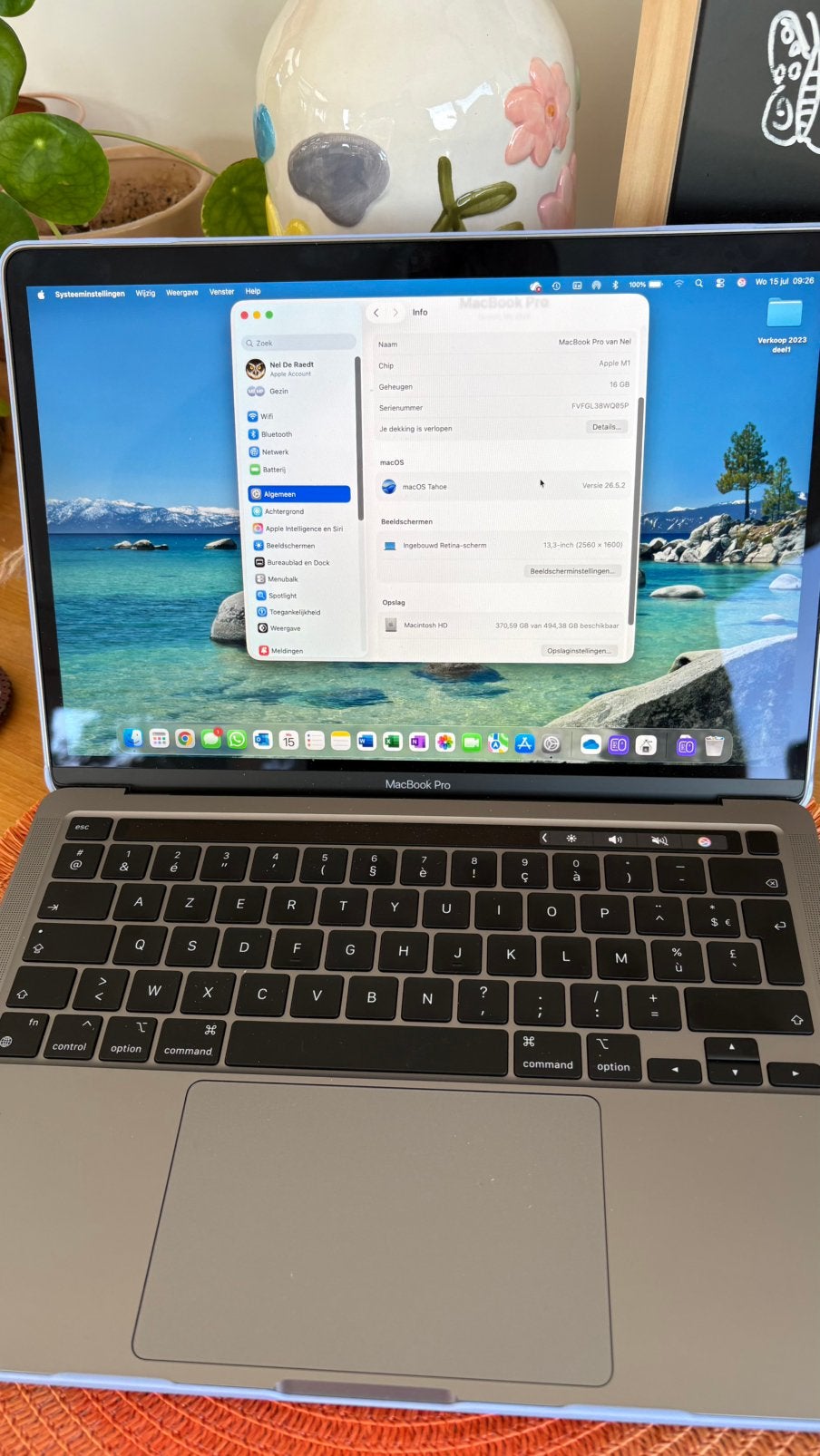 Apple Macbook Pro M1 (2021) - 16Gb - 512Gb, Informatique & Logiciels, Apple Macbooks, Comme neuf, MacBook, Enlèvement