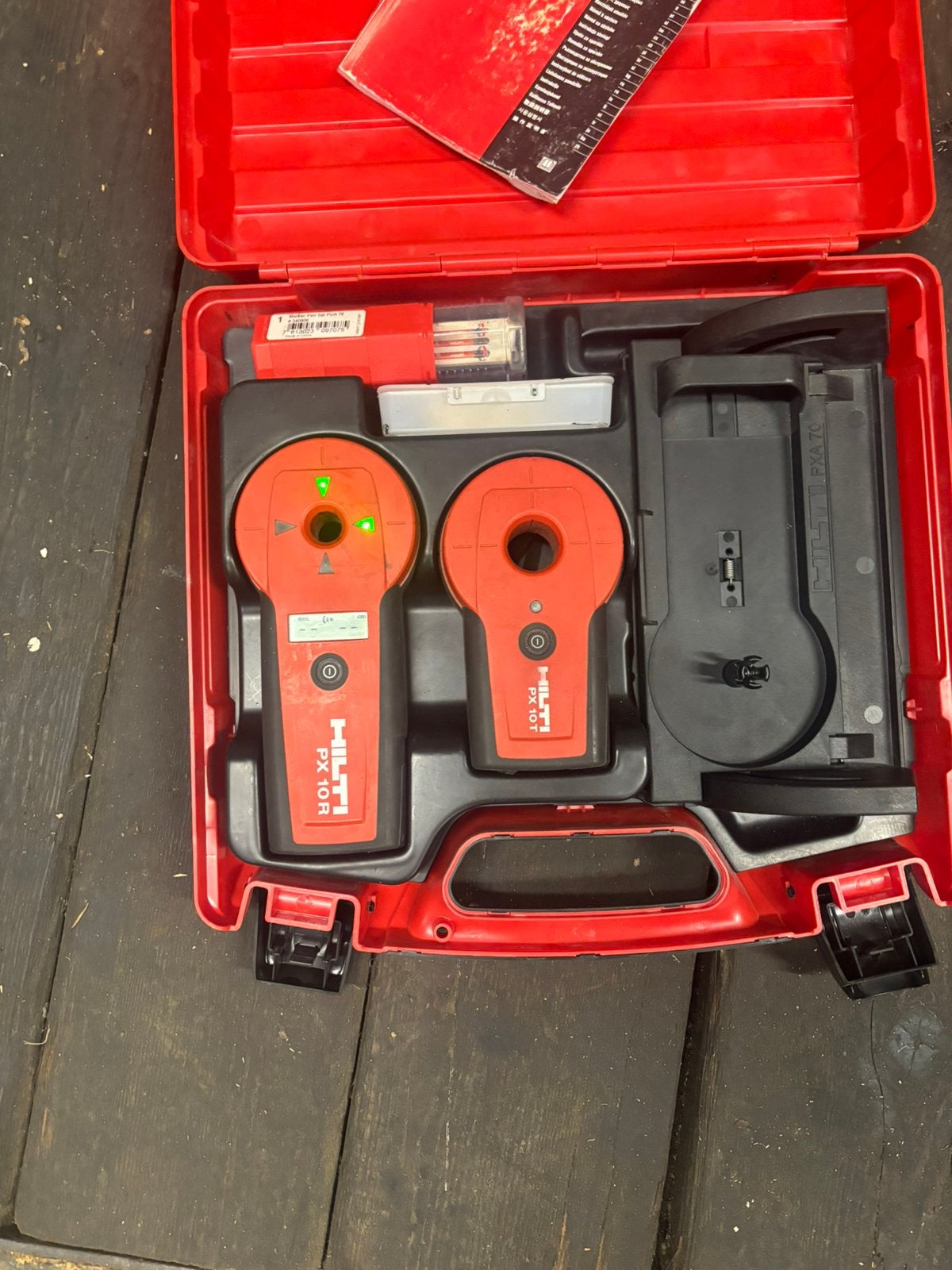 Hilti PX10, Ophalen, Zo goed als nieuw
