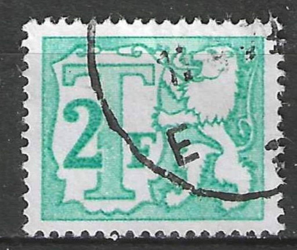 Belgique 1966 - OBP 67TX - Timbre fiscal 2 F. (ST), Envoi, Affranchi, Oblitéré