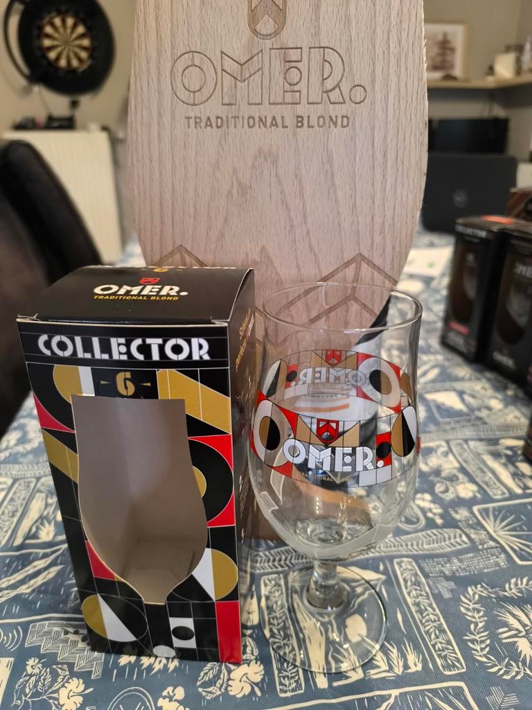 Omer collectors glas 6, Verzamelen, Glas en Drinkglazen, Ophalen