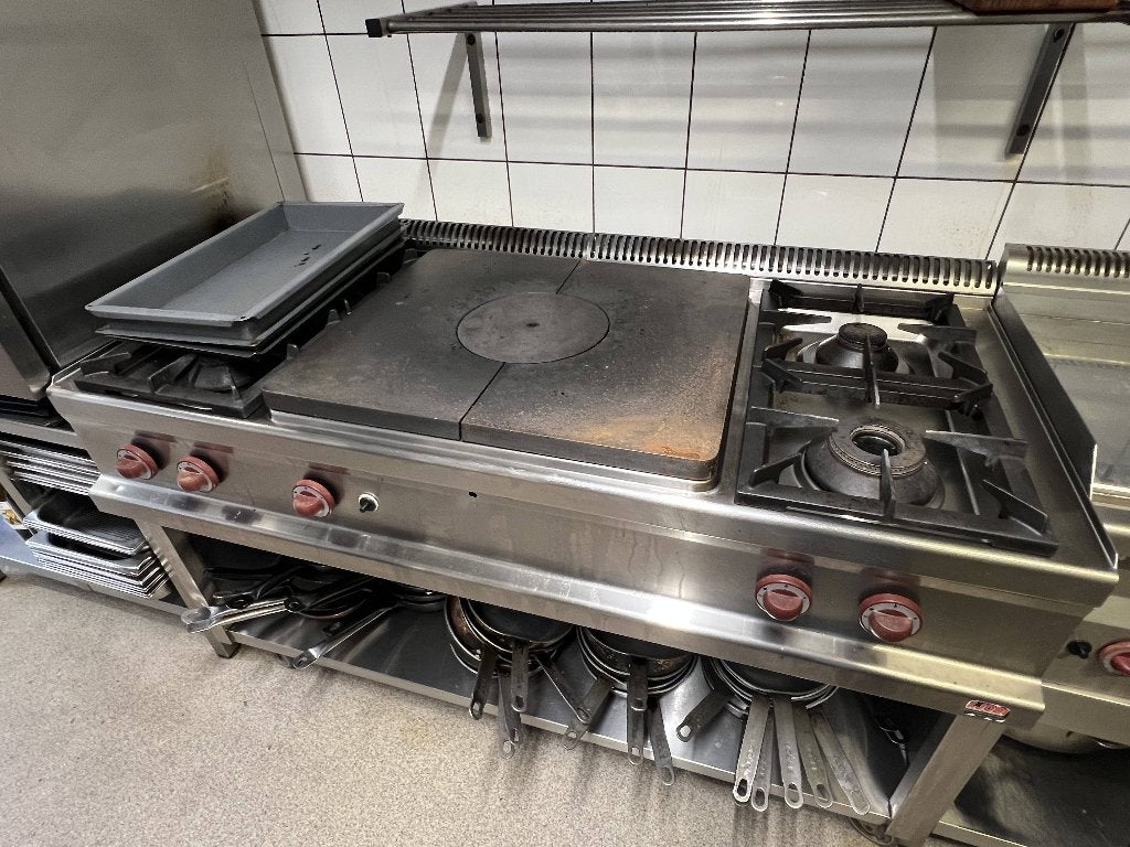 Keukenlijn - Gasfornuis / Pastakoker / Friteuse / Bakplaat, Ophalen, Fornuis, Frituur en Grillen
