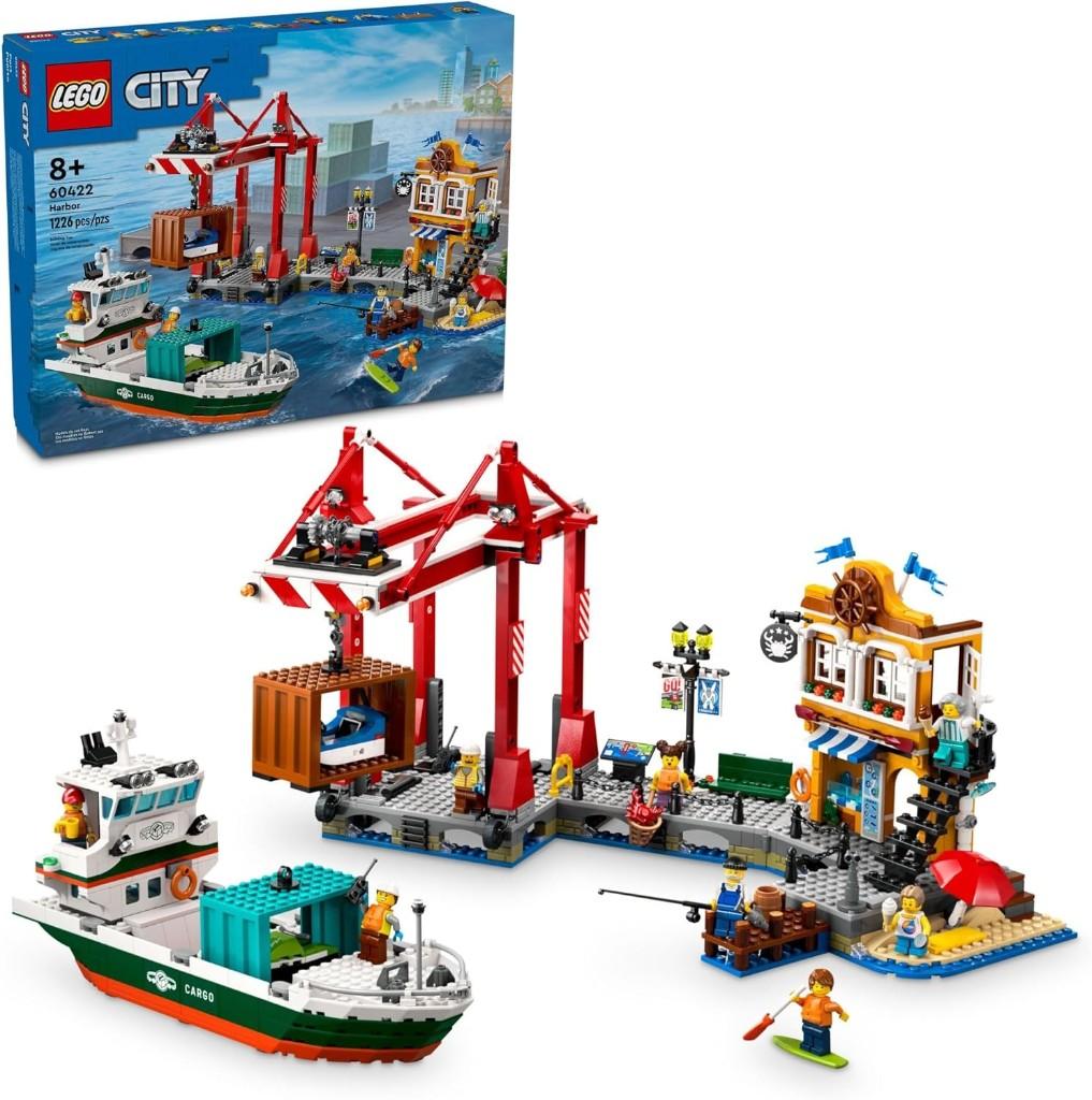 Neuf - Lego City - Le port et le navire marchand (60422), Kinderen en Baby's, Speelgoed | Duplo en Lego, Nieuw, Lego, Complete set