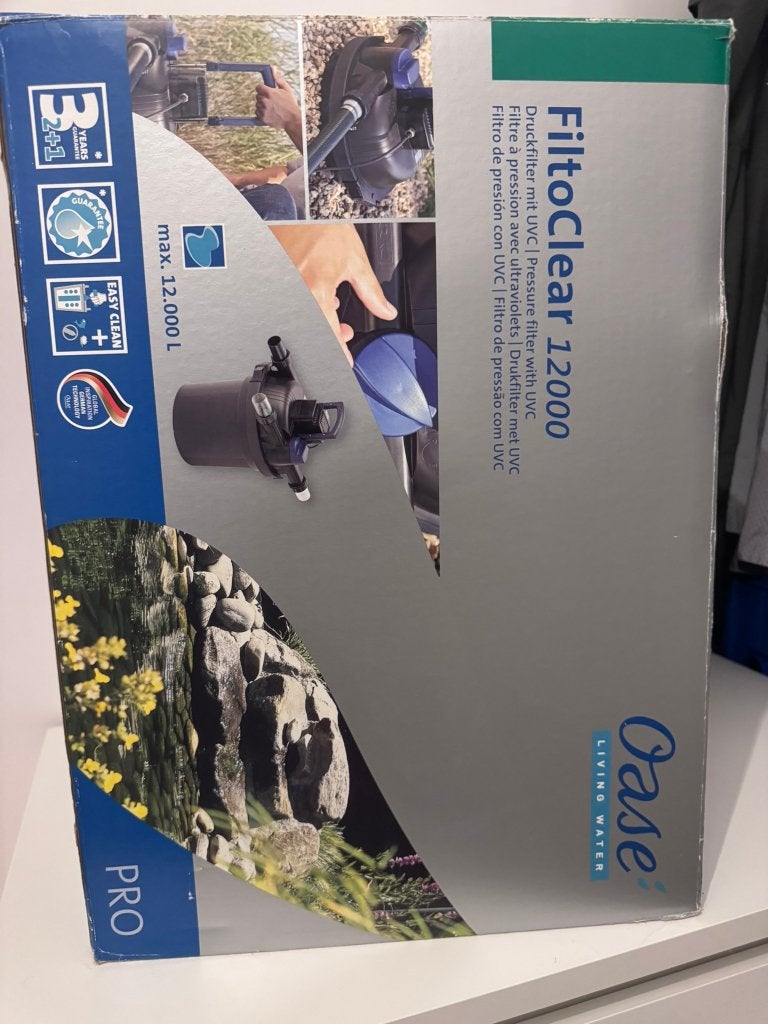 Oase Filtoclear 12000 - vijverfilter, Enlèvement, Utilisé, Filtre de bassin
