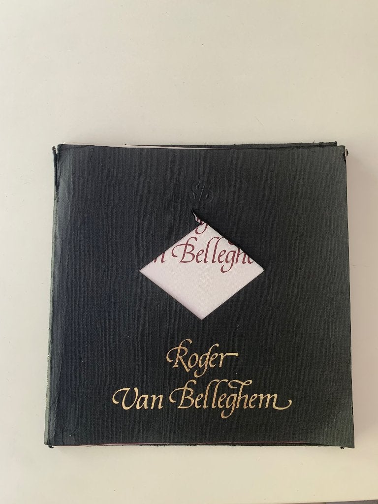 Originele kunstmap tentoonstelling van Roger Van Belleghem, Enlèvement ou Envoi, Utilisé, Peinture et dessin