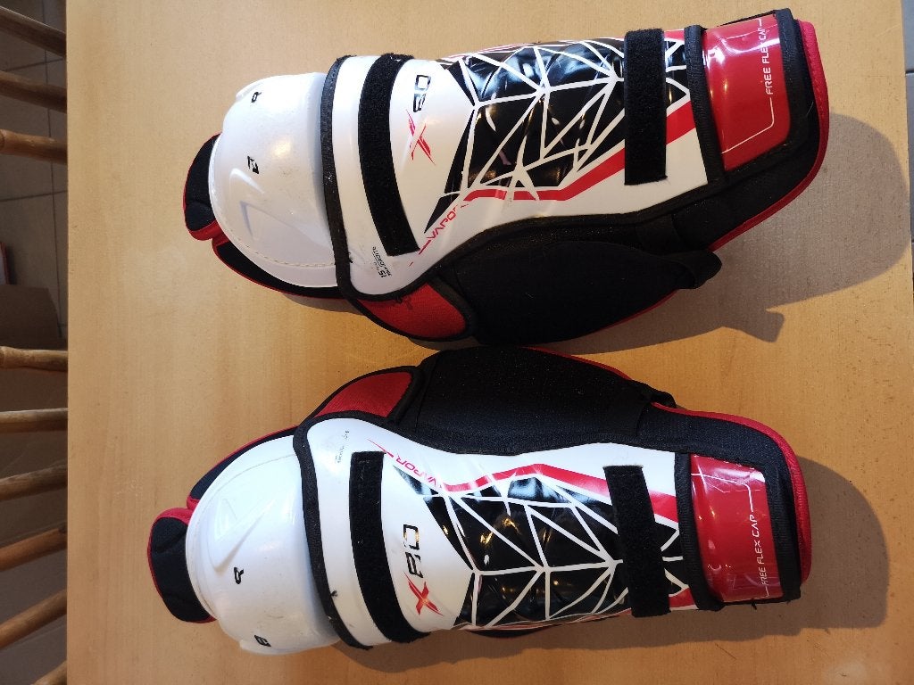Jambières de hockey inline Bauer Vapor X80 Taille 15"/38 cm, Sports & Fitness, Enlèvement, Comme neuf, Protection