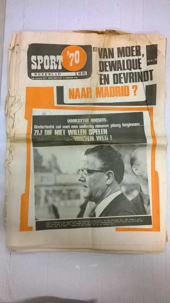 4X SPORT 70 JAARGANG 1970, Boeken, Ophalen of Verzenden, Gelezen, Sport en Vrije tijd