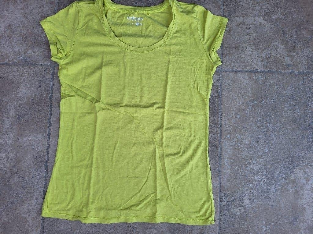 Mooie gele t-shirt mt XL, Geel, Maat 46/48 (XL) of groter, Ophalen of Verzenden, Zo goed als nieuw