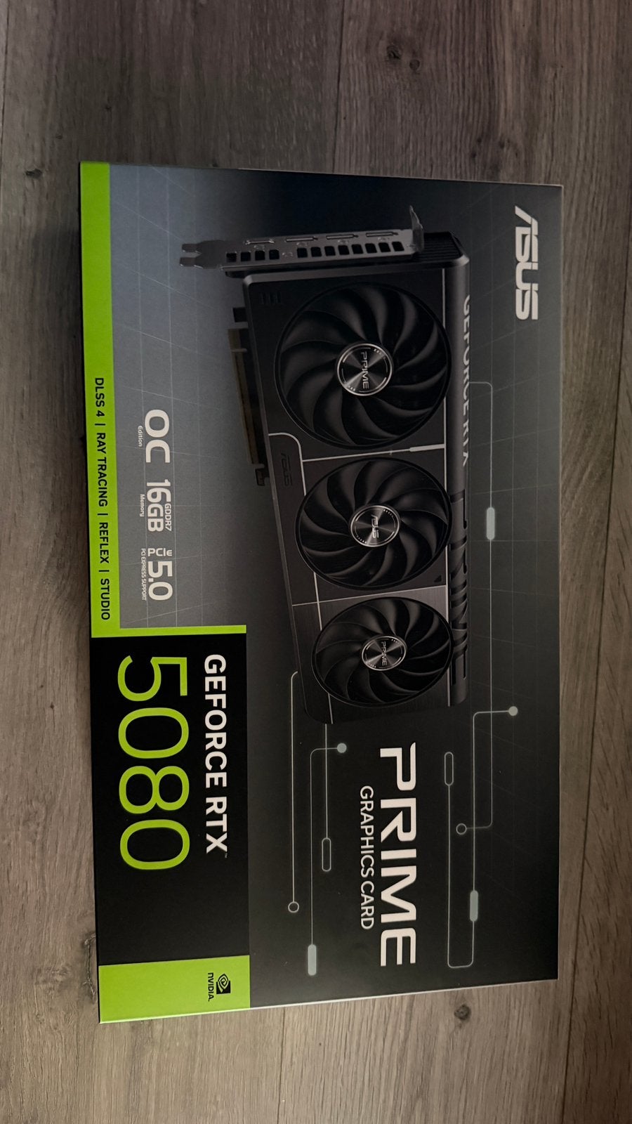ASUS Prime RTX 5080  NIEUW & SEALED, Comme neuf, Enlèvement, PCI-Express 5, Nvidia