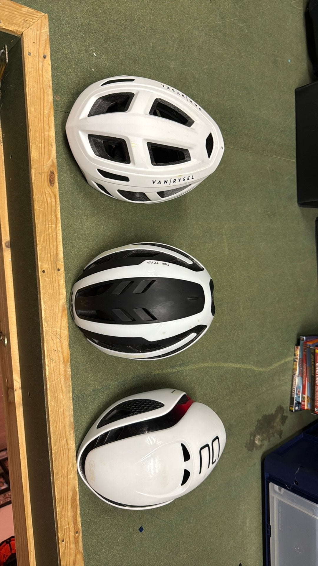 Fietshelmen, Ophalen, Zo goed als nieuw