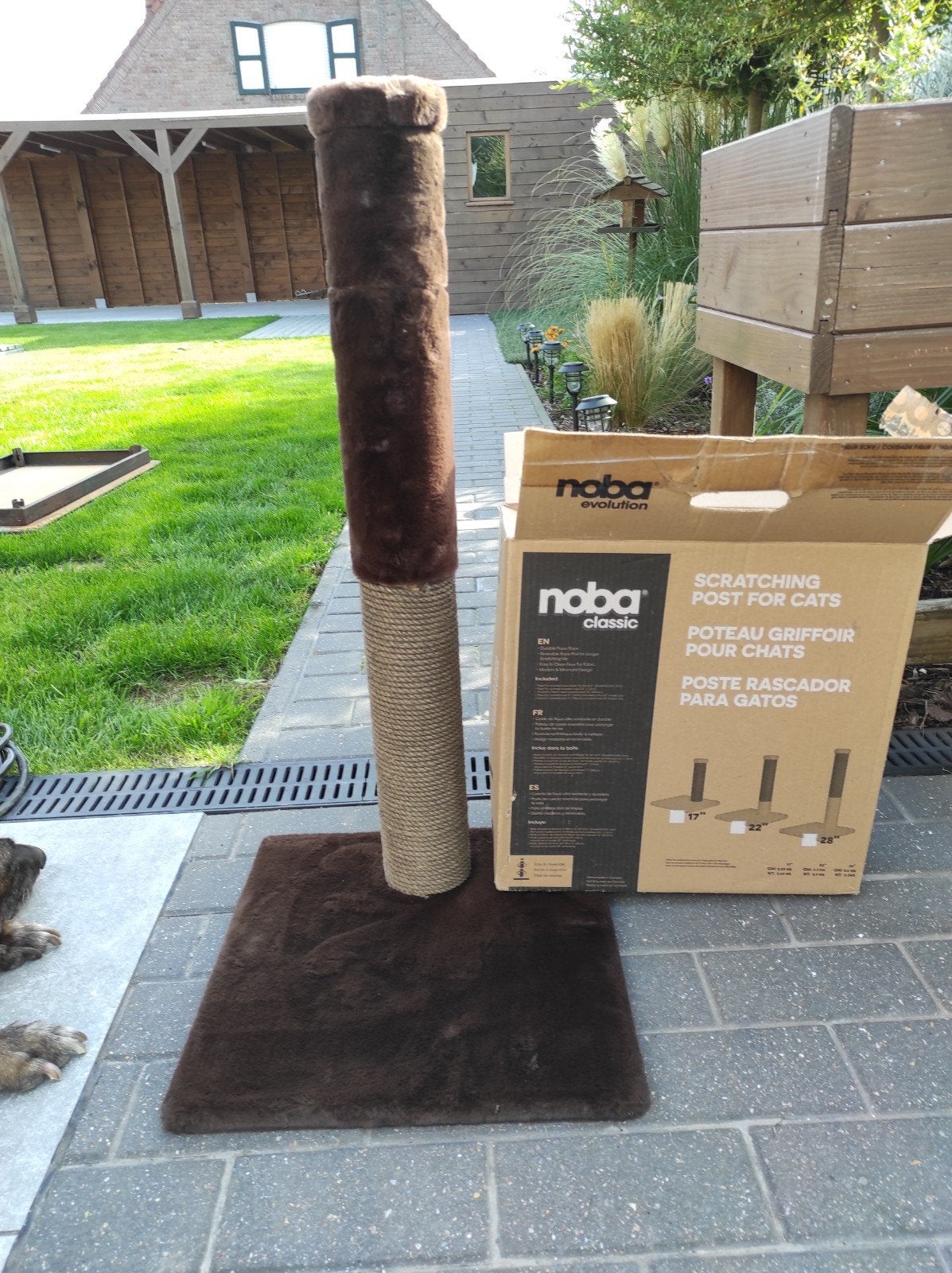 zeer mooie nieuwe krabpaal, 75 cm hoog, zit nog in de doos., Dieren en Toebehoren, Ophalen, Krabpaal