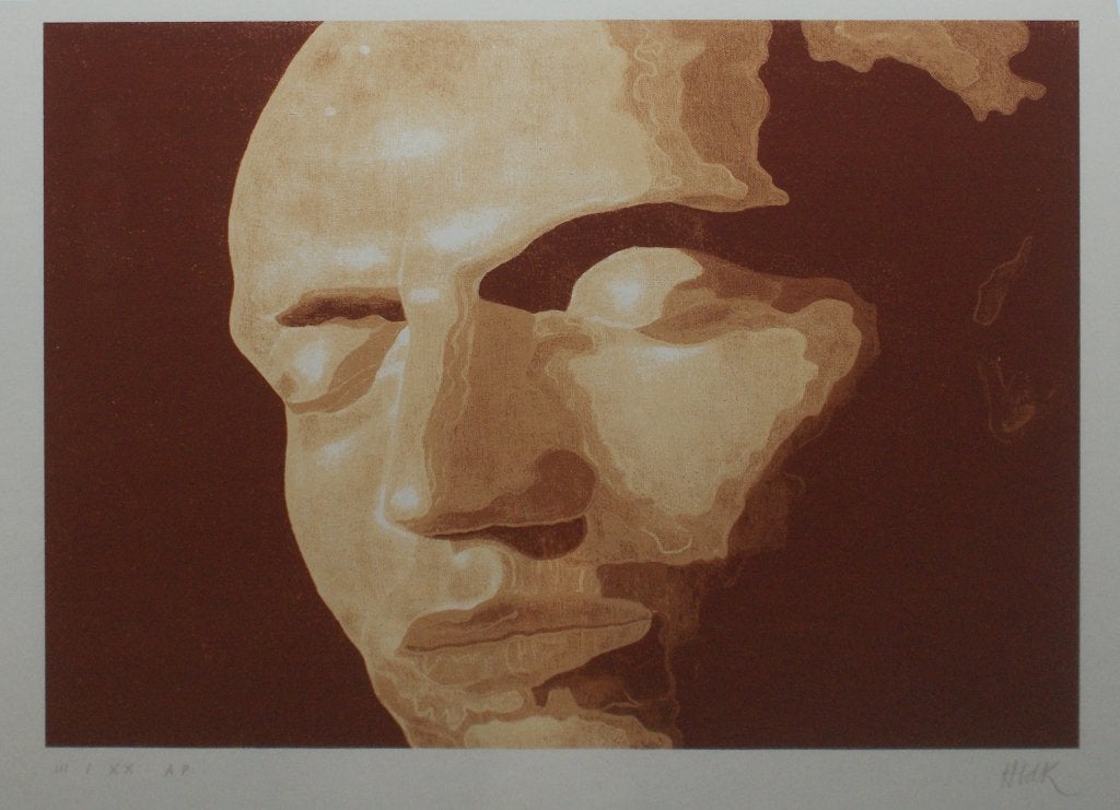 Hans Vandekerckhove (1957): Stalker (84 x 70 cm), Antiquités & Art, Numéroté, Enlèvement, Abstrait, Sérigraphie