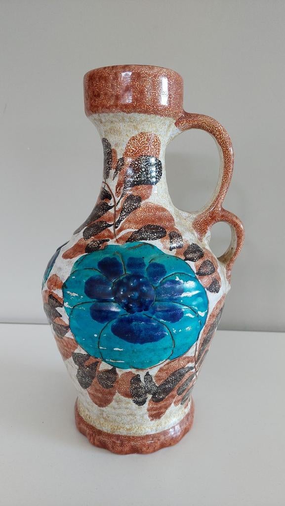 Vintage West Germany geglazuurde Marei Keramik vaas - 1305, Antiek en Kunst, Antiek | Vazen, Ophalen of Verzenden
