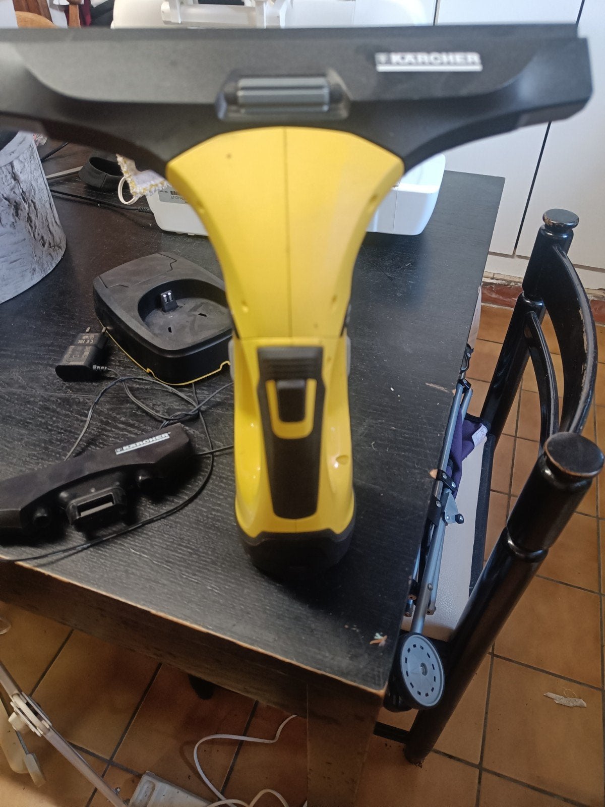 Karcher snoerloze ramenwasser, Ophalen
