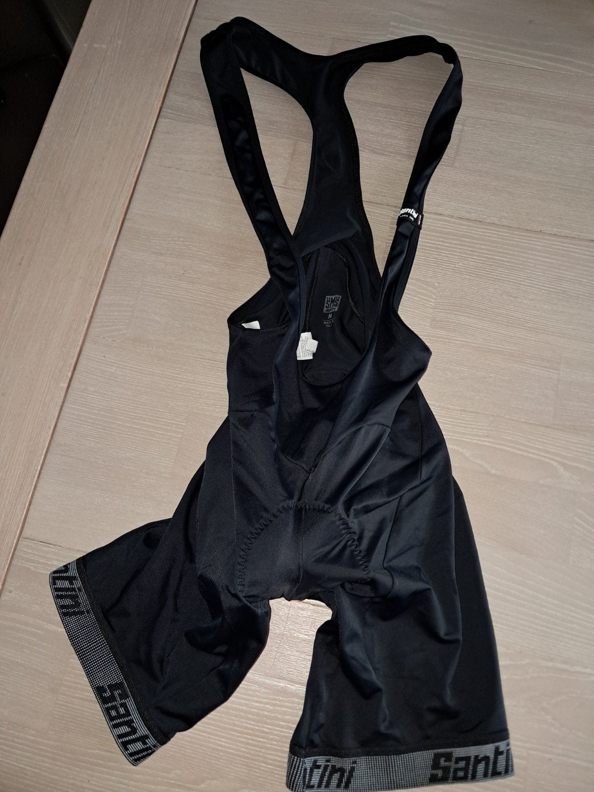 fietsbroek santini M, Kleding | Dames, Sportkleding, Maat 38/40 (M), Santini, Zwart, Ophalen of Verzenden