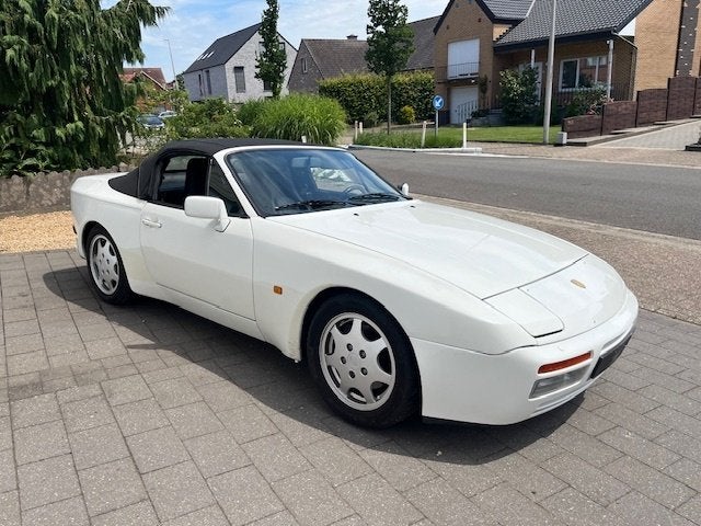 Porsche 944 S2 cabrio * Oldtimer * Topstaat *, Auto's, 4 zetels, Achterwielaandrijving, Zwart, Cabriolet