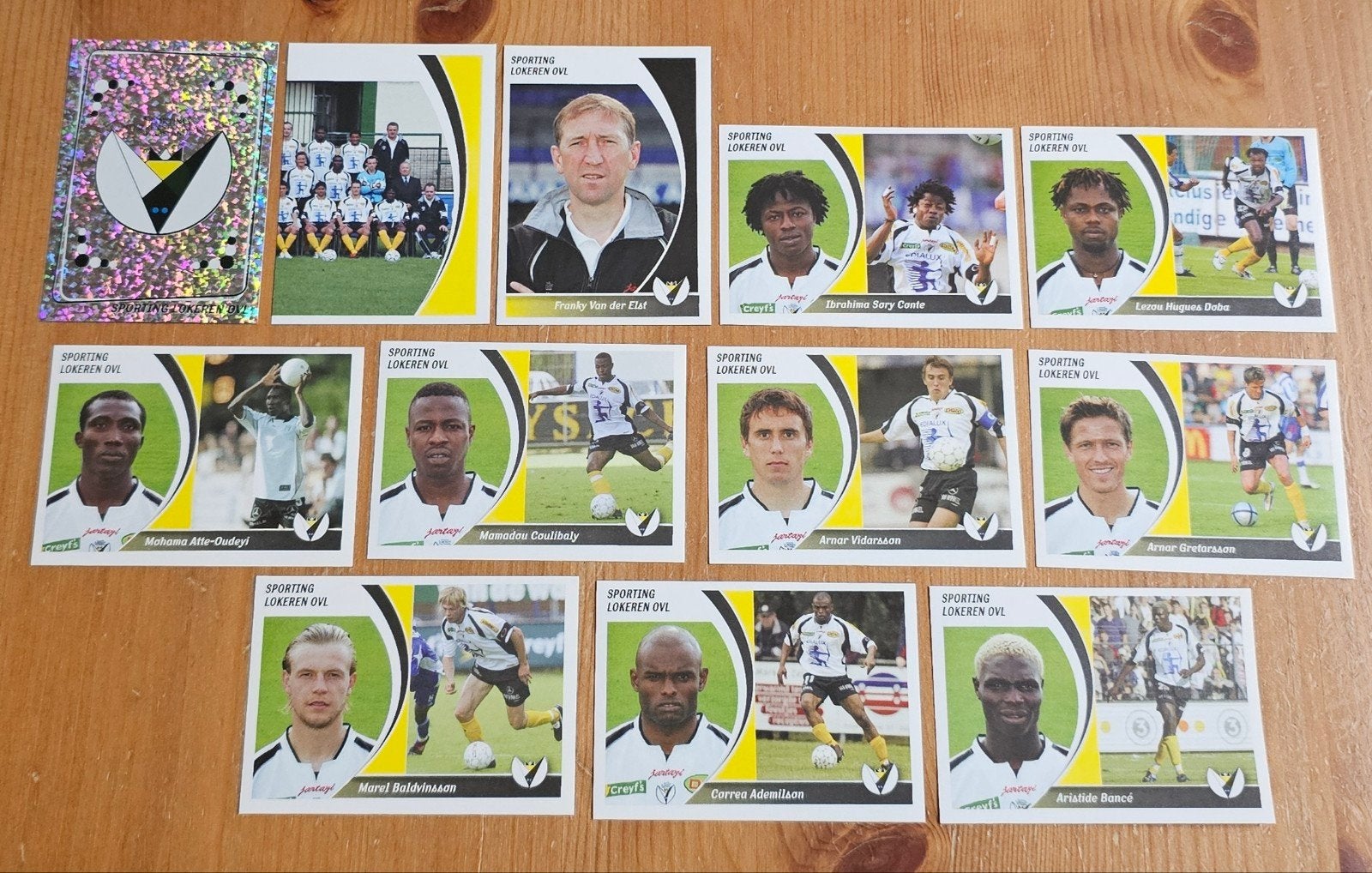 Images de Football inutilisé de Panini Football 2005 Lokeren, Enlèvement ou Envoi, Comme neuf, Plusieurs autocollants