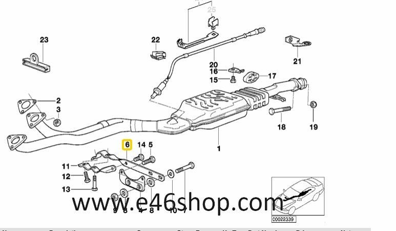 uITLAATKLEM bmw e36 320i m50 oe 18311728250, Auto-onderdelen, -, -, Nieuw, Ophalen of Verzenden