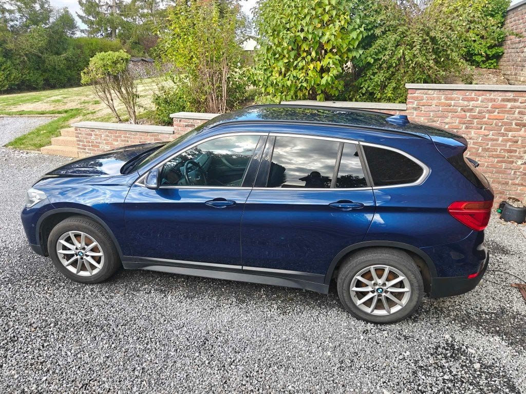 BMW X1 1.5 d sDrive16, Auto's, 118 g/km, Blauw, Leder, 5 deurs