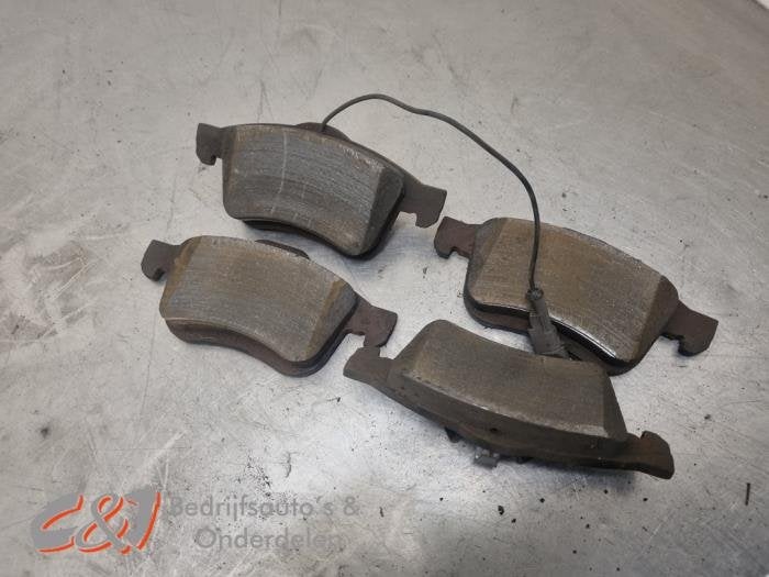 Plaquette de frein avant d'un Fiat Doblo, -, 3 mois de garantie, Utilisé, Fiat