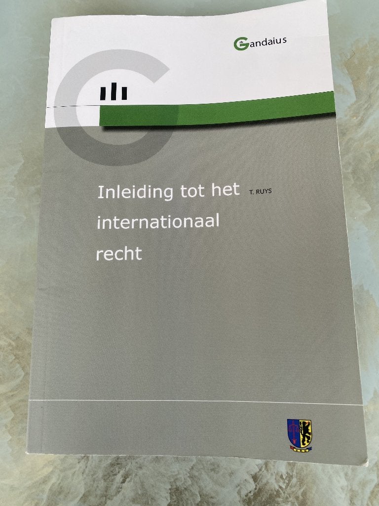 Inleiding tot het internationaal recht, Boeken, Verzenden, Zo goed als nieuw, Hoger Onderwijs, Tom Ruys