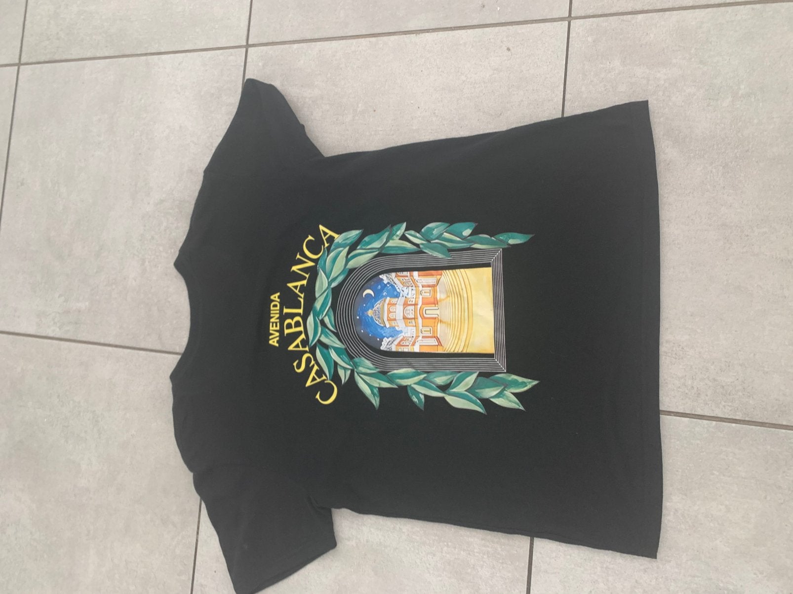 Casablanca T-shirt - maat S, Enlèvement ou Envoi, Comme neuf, Taille 46 (S) ou plus petite