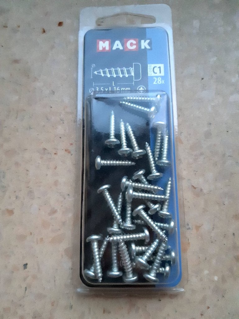 Zelftappende schroeven 3,5 x 16 mm, Doe-het-zelf en Bouw, Ophalen, Nieuw, Schroeven