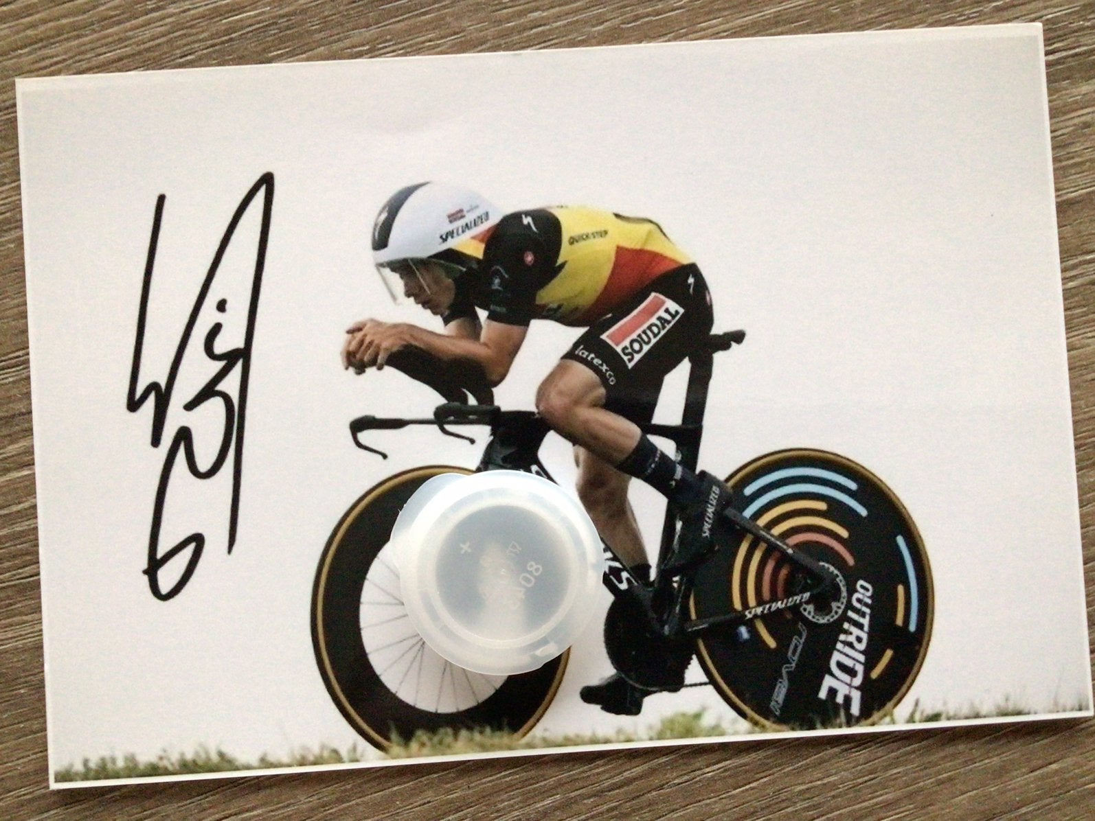 Wielerfoto remco evenepoel, Sports & Fitness, Enlèvement ou Envoi