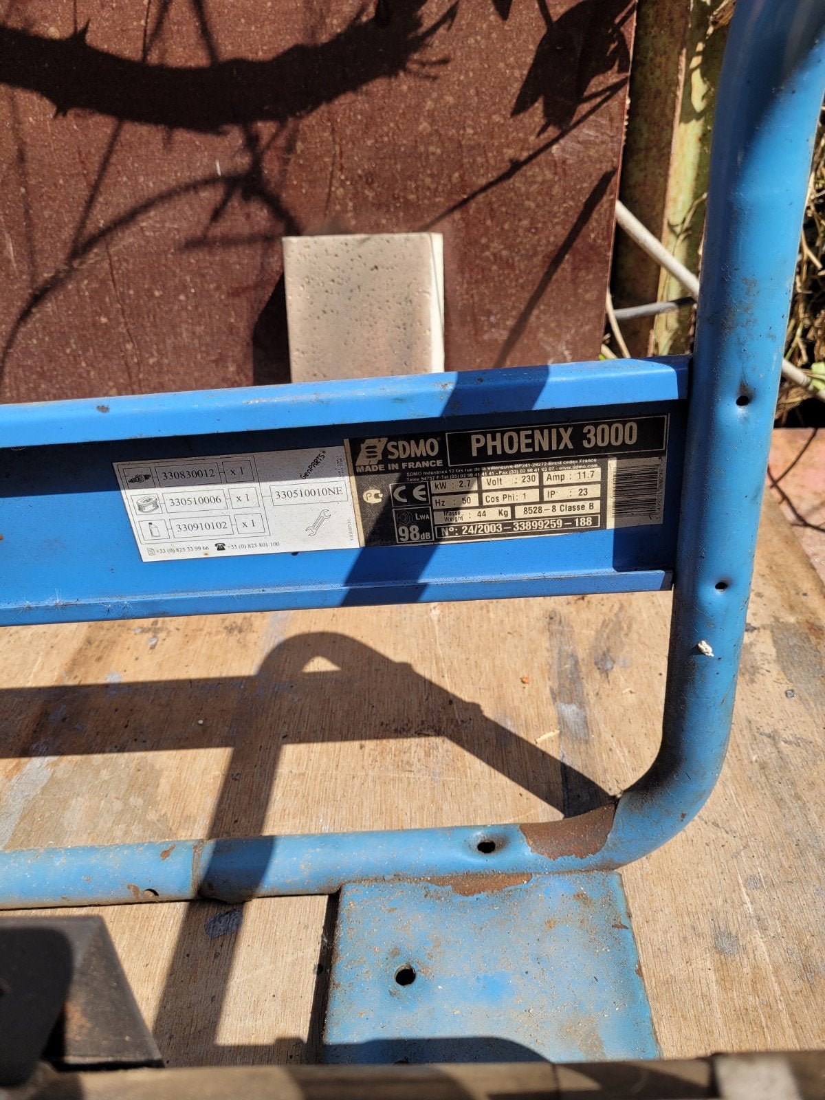 Gebruikte thermische generator 300 euro licht, Doe-het-zelf en Bouw, Aggregaten, Ophalen