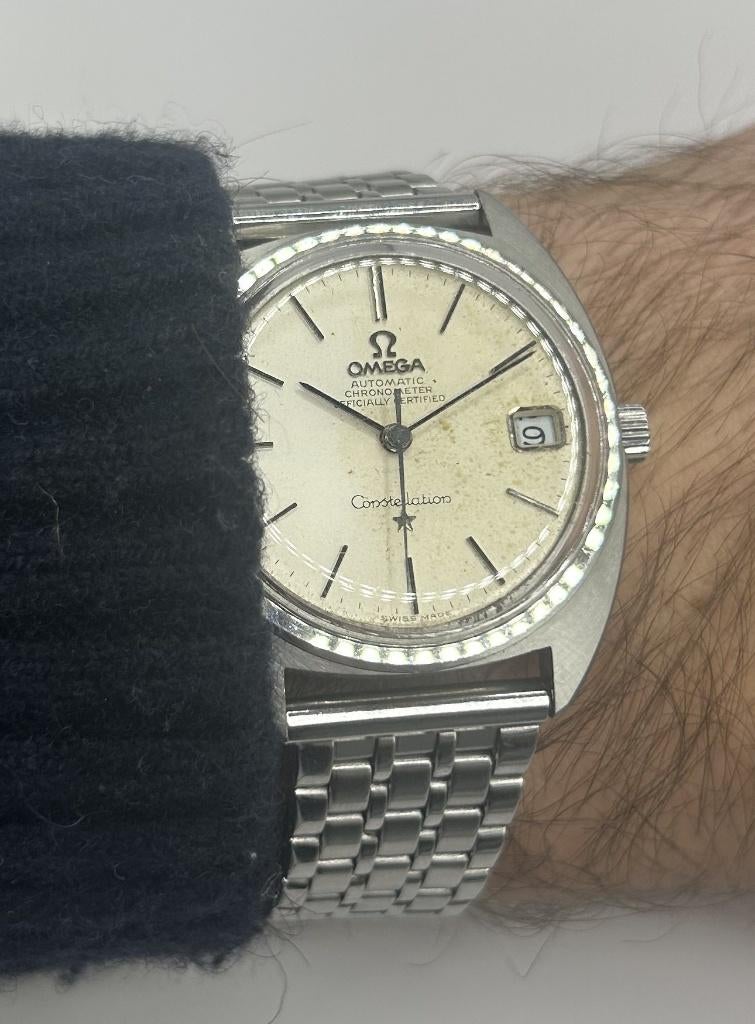 Constellation Omega, Bijoux, Sacs & Beauté, Montre-bracelet, Enlèvement ou Envoi, Acier, Utilisé