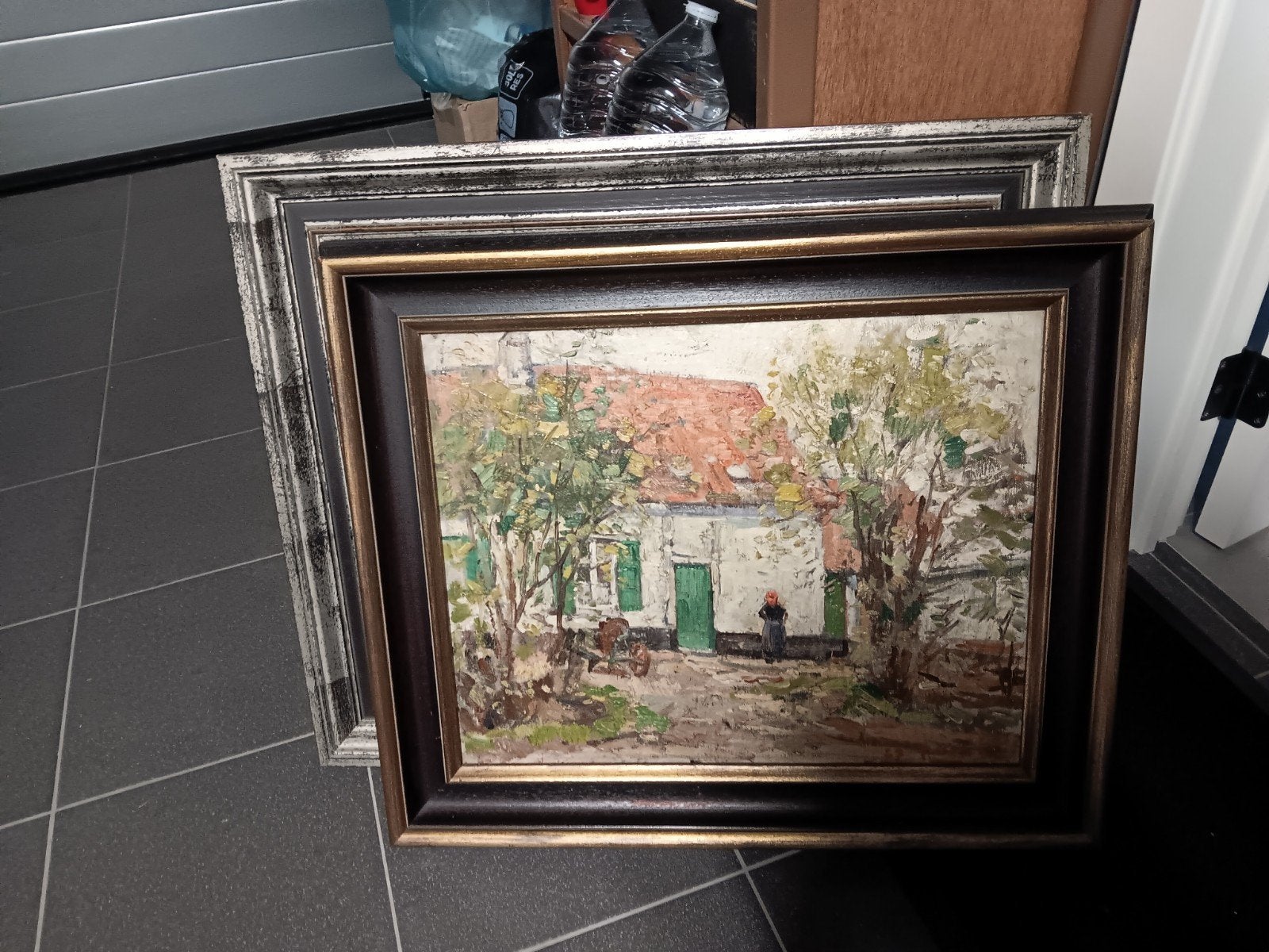 Schilderij boerderij, Enlèvement