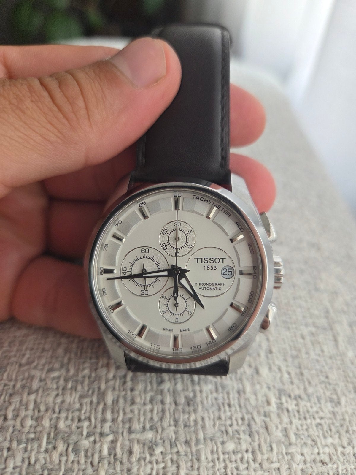 Zwitserse automatische heren horloge Tissot Courtier, Bijoux, Sacs & Beauté, Montres | Hommes, Comme neuf, Montre-bracelet, Autres marques