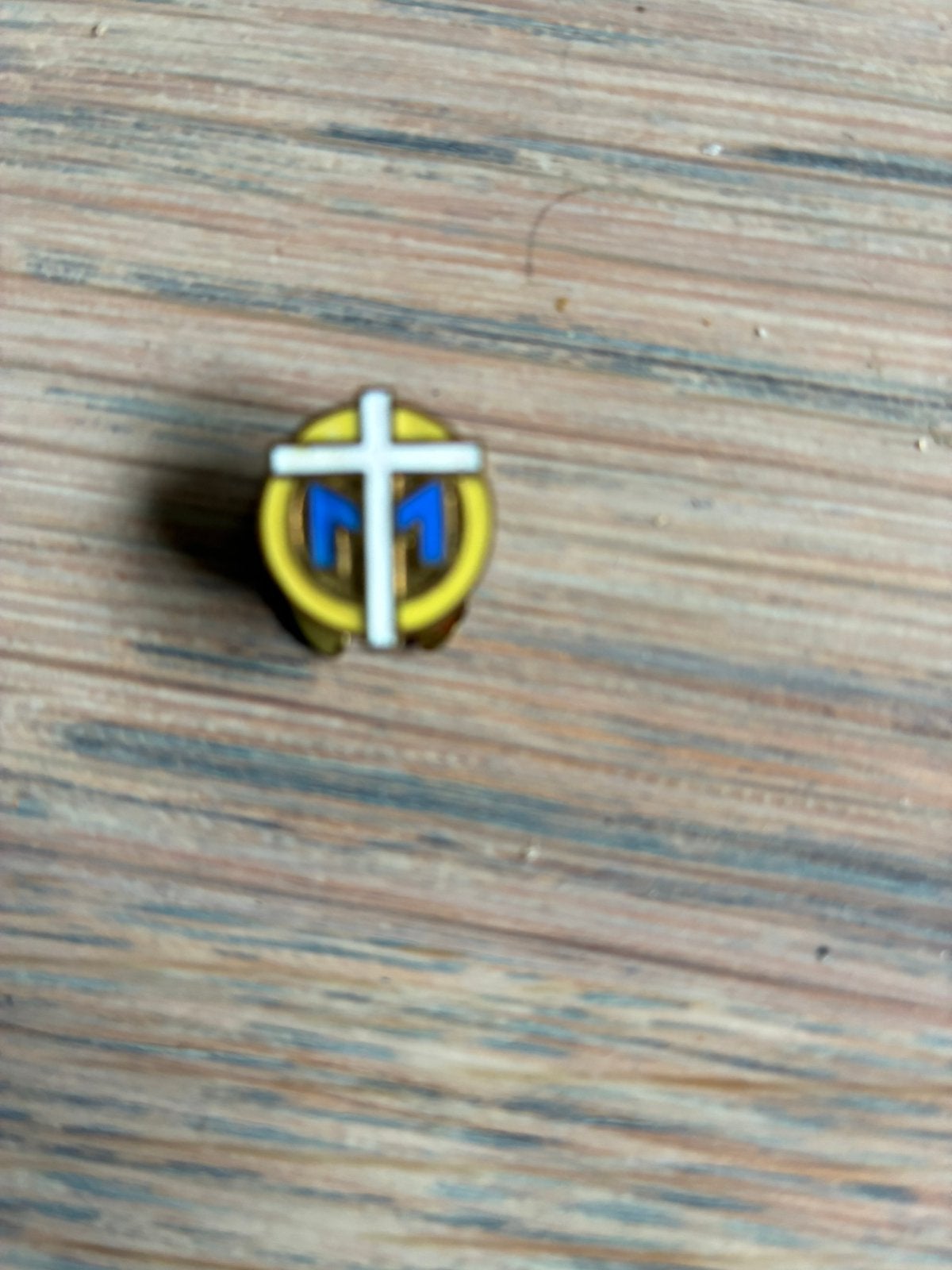 Button knoopgat kruisje M, Verzenden, Zo goed als nieuw, Button